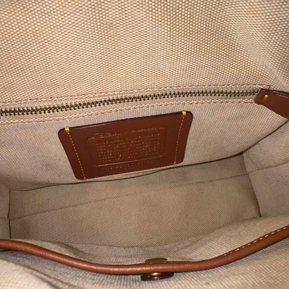 Coach Cream Satchel with Disney Patches - Picture 6 of 8